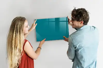 Beschreibbare Magnettafel in Dunkelblau