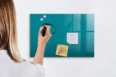 Beschreibbare Magnettafel in Dunkelblau