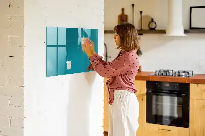 Beschreibbare Magnettafel in Dunkelblau