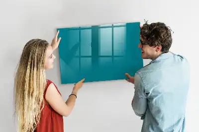 Beschreibbare Magnettafel in Dunkelblau