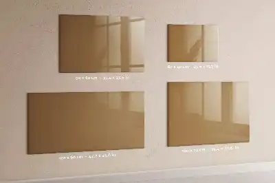 Schreib-Magnettafel in Dunkelbeige