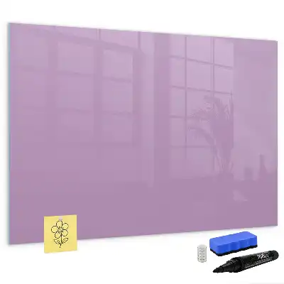 Beschreibbare Magnettafel in Flieder