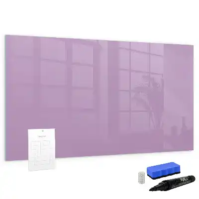 Beschreibbare Magnettafel in Flieder