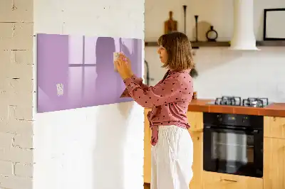 Beschreibbare Magnettafel in Flieder