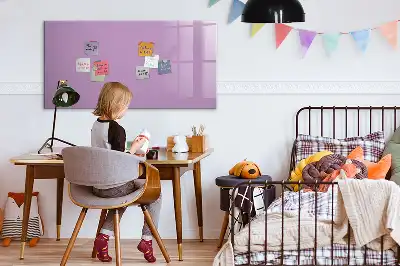 Beschreibbare Magnettafel in Flieder