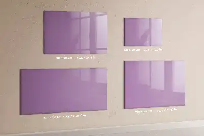 Beschreibbare Magnettafel in Flieder