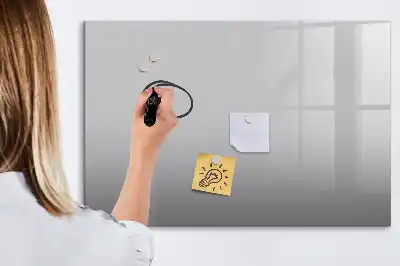 Schreib-Magnettafel in Hellgrau