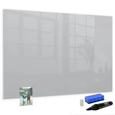 Schreib-Magnettafel in Hellgrau