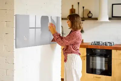 Schreib-Magnettafel in Hellgrau