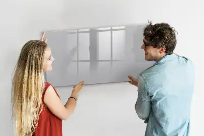 Schreib-Magnettafel in Hellgrau