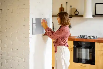 Schreib-Magnettafel in Hellgrau