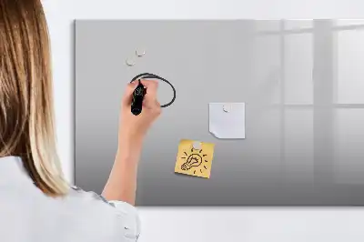Schreib-Magnettafel in Hellgrau