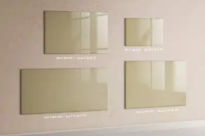 Beschreibbare Magnettafel in Beige