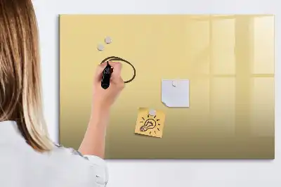 Schreib-Magnettafel in Creme