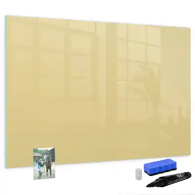 Schreib-Magnettafel in Creme