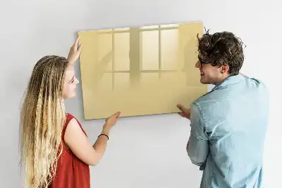 Schreib-Magnettafel in Creme