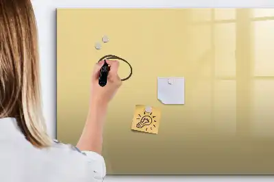 Schreib-Magnettafel in Creme