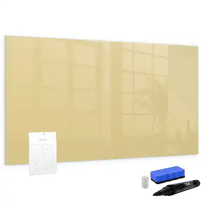 Schreib-Magnettafel in Creme