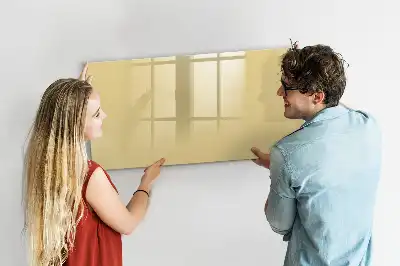 Schreib-Magnettafel in Creme