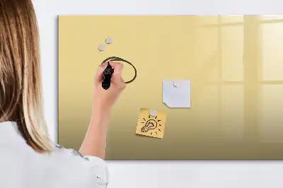 Schreib-Magnettafel in Creme