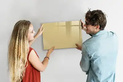 Schreib-Magnettafel in Creme