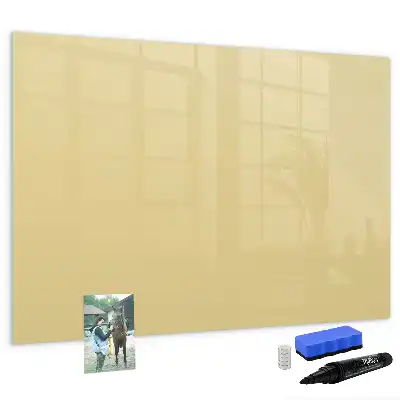 Schreib-Magnettafel in Creme