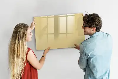 Schreib-Magnettafel in Creme