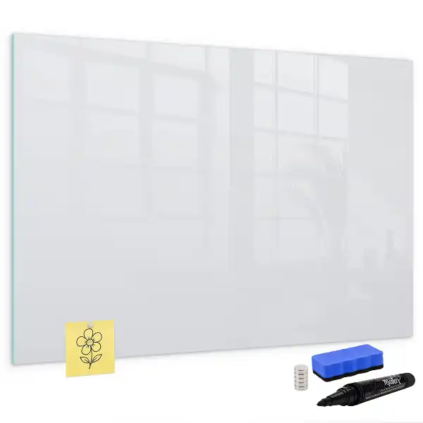 Beschreibbare Magnettafel in Off-White