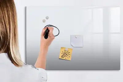 Beschreibbare Magnettafel in Off-White
