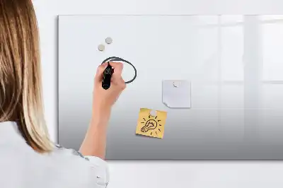Beschreibbare Magnettafel in Off-White