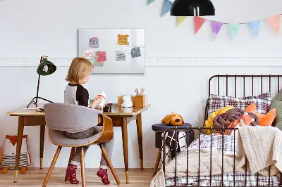 Beschreibbare Magnettafel in Off-White