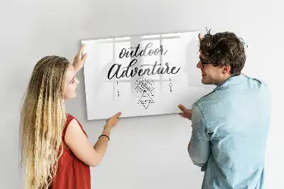 Beschreibbare Magnettafel für Outdoor-Abenteuer