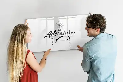 Schreib-Magnettafel mit Abenteuer-Motiv