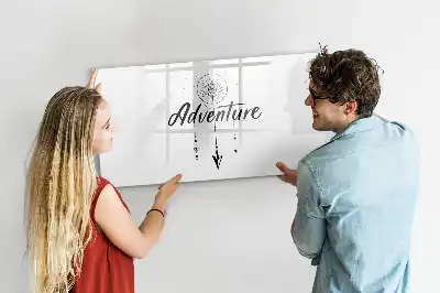 Beschreibbare Magnettafel Abenteuer