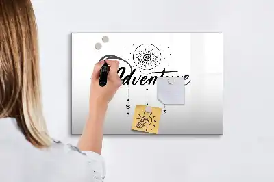 Beschreibbare Magnettafel Abenteuer