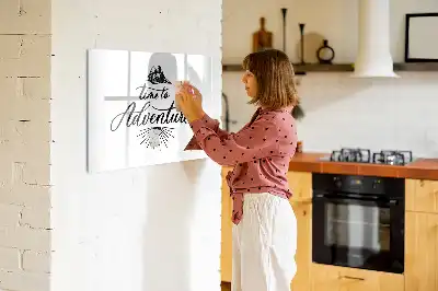 Schreib-Magnettafel im Design Abenteuer