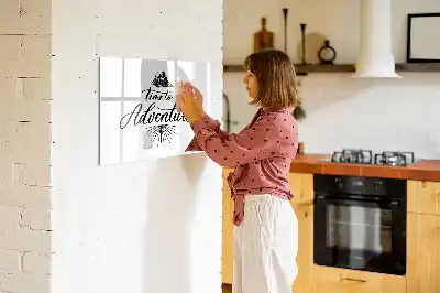 Schreib-Magnettafel im Design Abenteuer