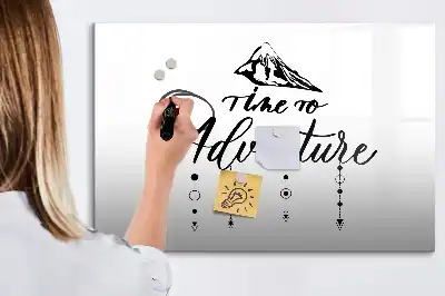Magnetische Schreibtafel Motiv Abenteuer