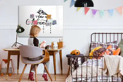 Magnetische Schreibtafel Motiv Abenteuer