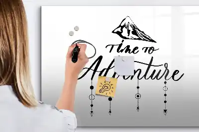 Magnetische Schreibtafel Motiv Abenteuer