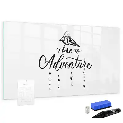 Magnetische Schreibtafel Motiv Abenteuer