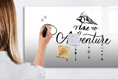 Magnetische Schreibtafel Motiv Abenteuer