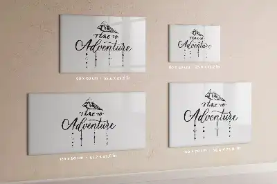 Magnetische Schreibtafel Motiv Abenteuer