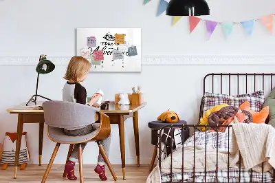 Magnetische Schreibtafel Motiv Abenteuer