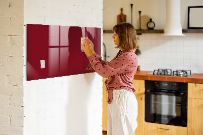 Magnettafel weinrote Farbe