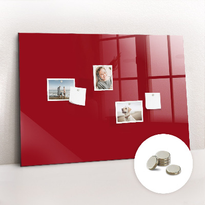 Magnettafel rote Farbe