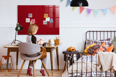 Magnettafel rote Farbe