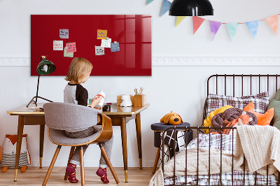 Magnettafel rote Farbe