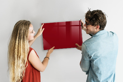 Magnettafel rote Farbe