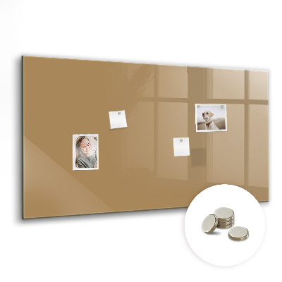 Magnetwand Dunkelbeige Farbe